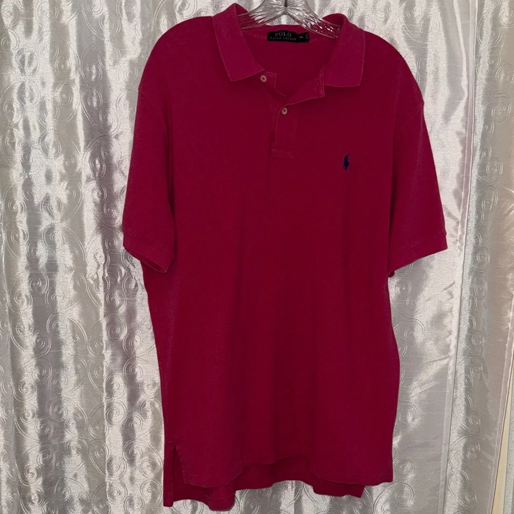 Ralph Lauren Men's Polo Shirt Blue Tag Size XL 🔥 BL2